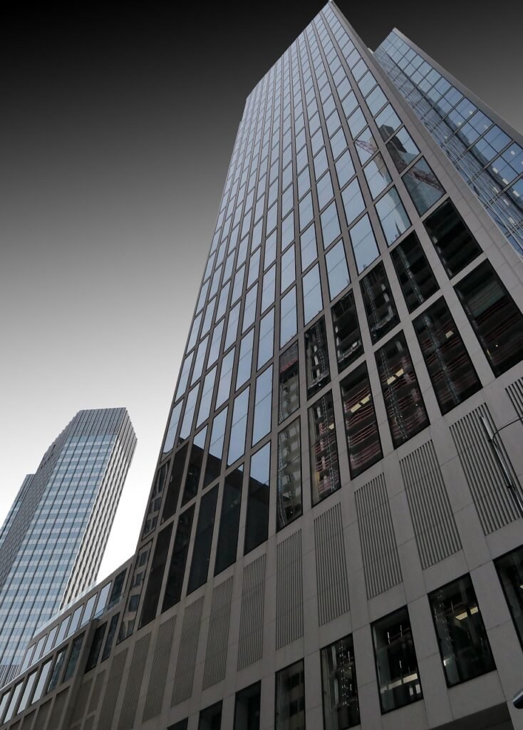 architecture, frankfurt, skyscrapers, reflection, glass building, facade, building, city, urban landscape, office building, modern building, modern architecture, building, building, building, building, building, office building, office building, office building